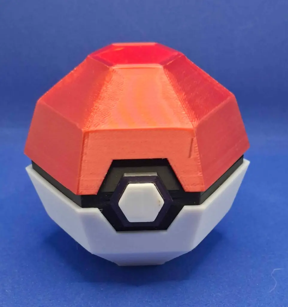 Pokeball Low poly (argent galaxy)