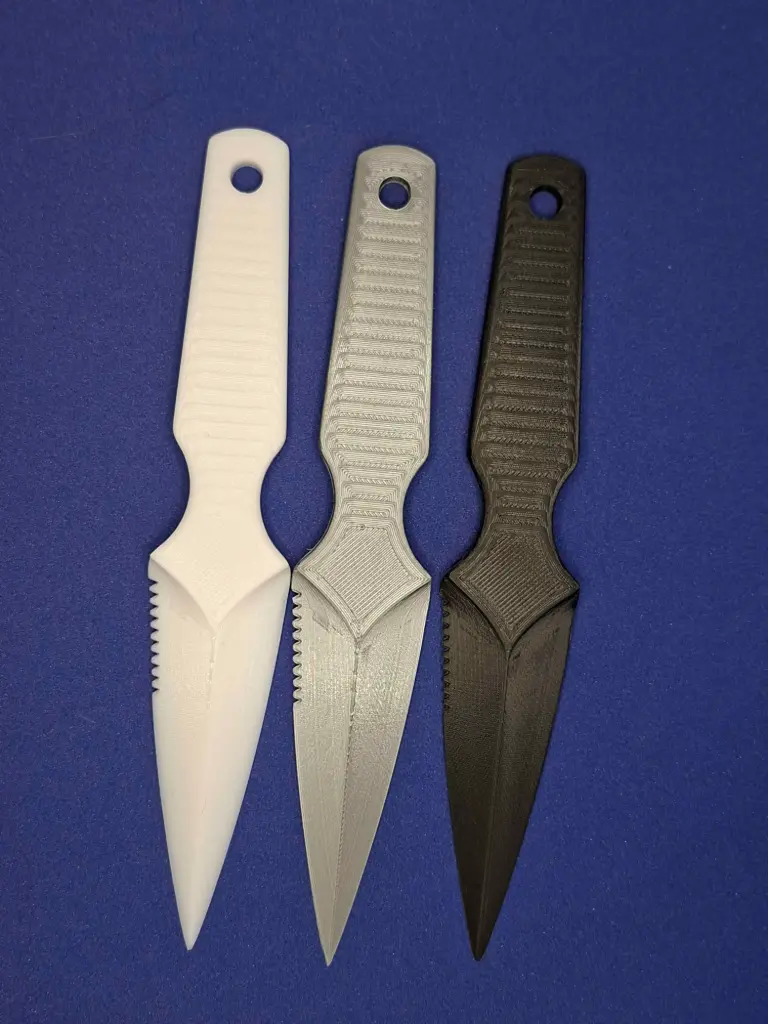 Couteau de Survie "Open Letter" (Argent, non merci, non merci)