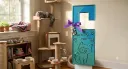 Panneau de porte « Kitty / Cat Zone »