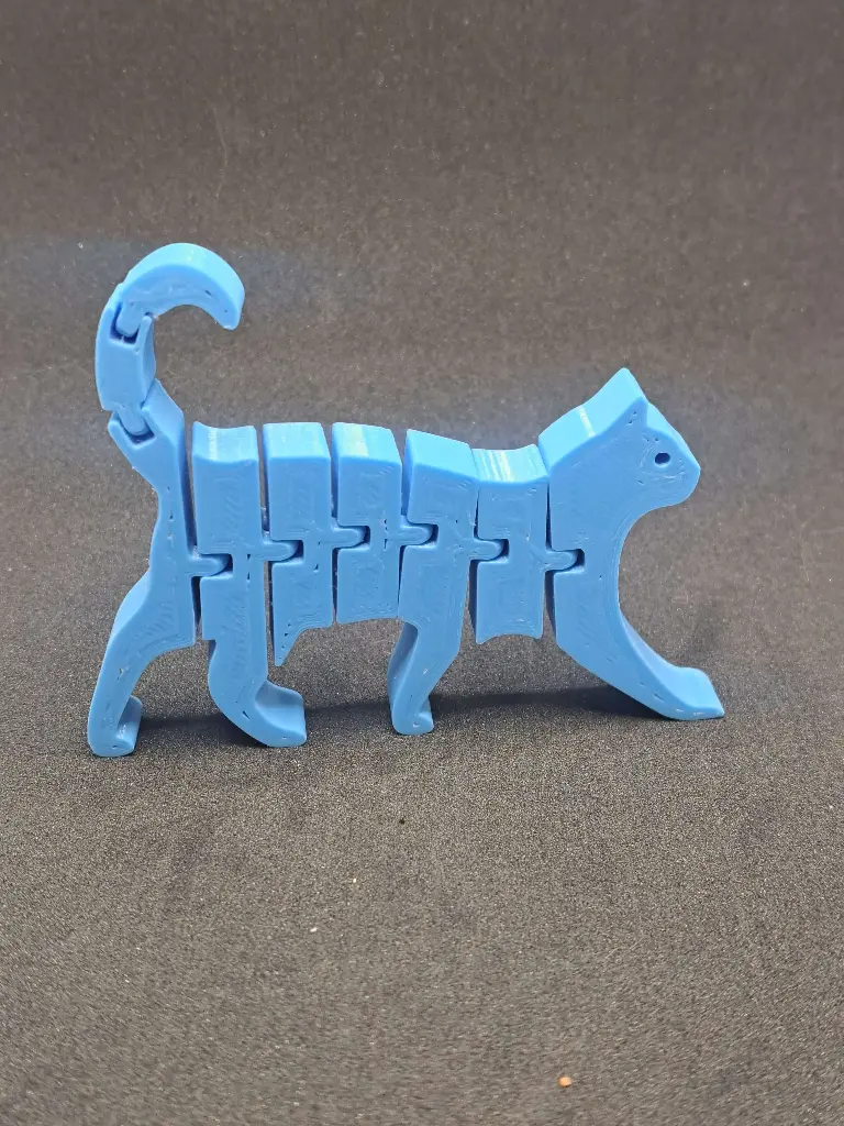 chat flexible (Argent)