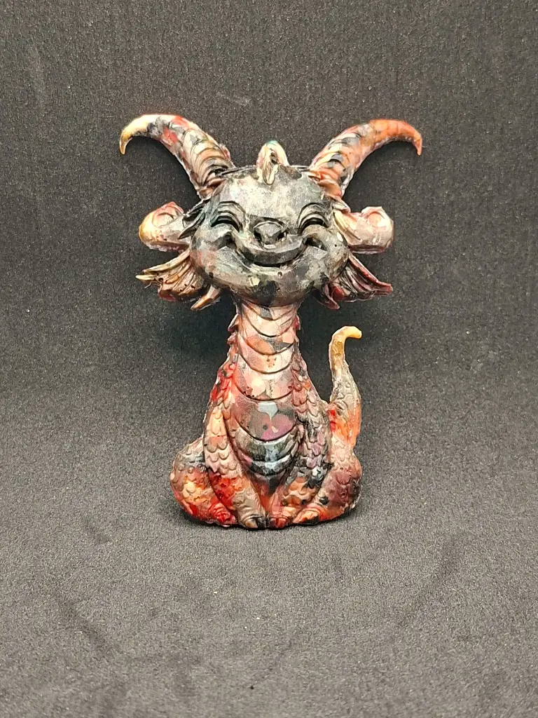 Dragon en filament 3D recyclé