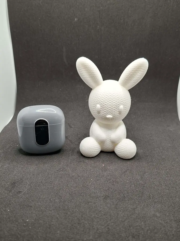 lapin tricot (Argent)